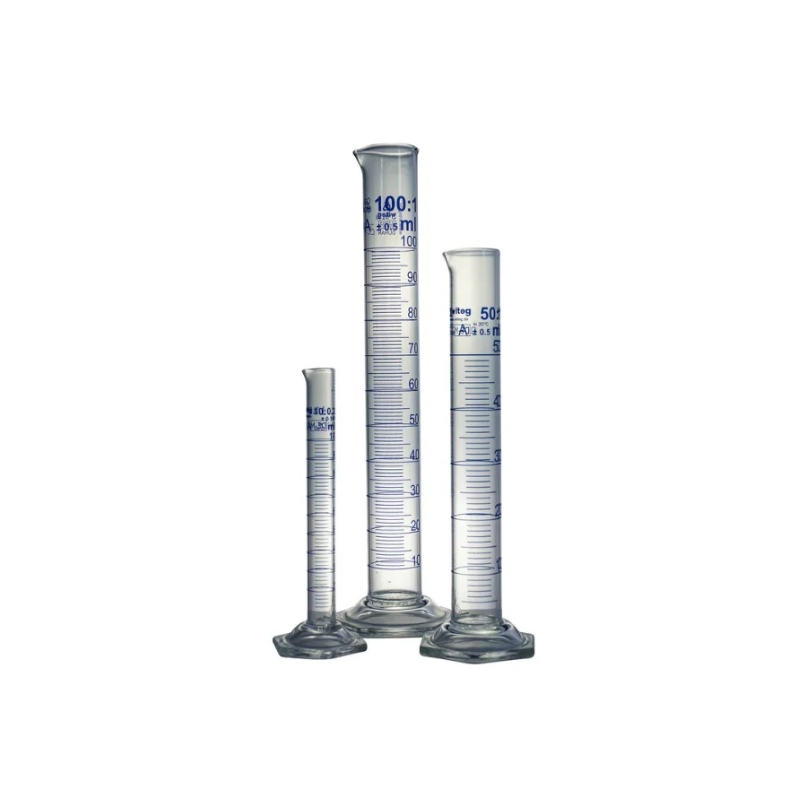 EPROUVETTE EN VERRE BOROCILICATÉ 3.3