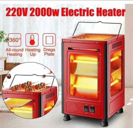 المدفأة الكهربائية بخمس واجهات 2000W