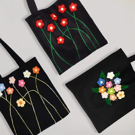 MY  FLOWERS TOTE