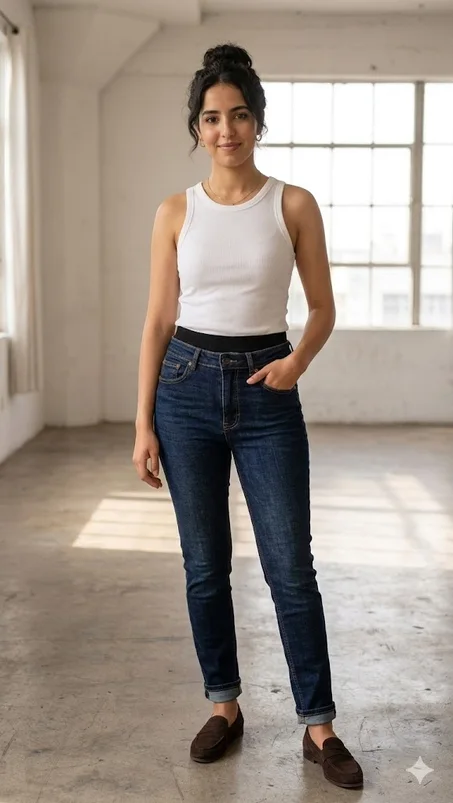 جينز "ستراديفاريوس" أزرق داكن - قصة Skinny