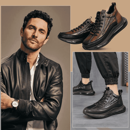 ✨Chaussures décontractées italiennes à imprimé crocodile