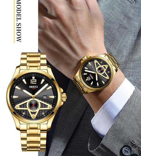 ساعة اصلية ماركة NIBOSI