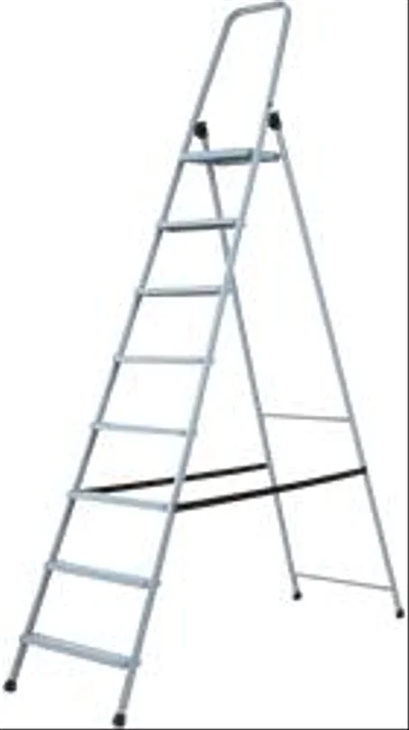 Escabeau 8 marches en acier