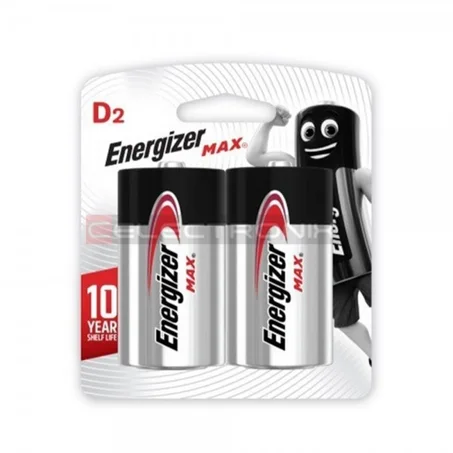 PILE ALKALINE ENERGIZER MAX D R20 E95BP-2