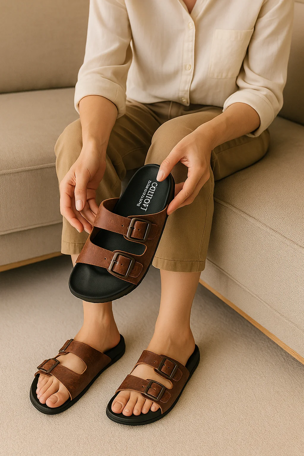 Claquette orthopédique VRAICUIRE 009