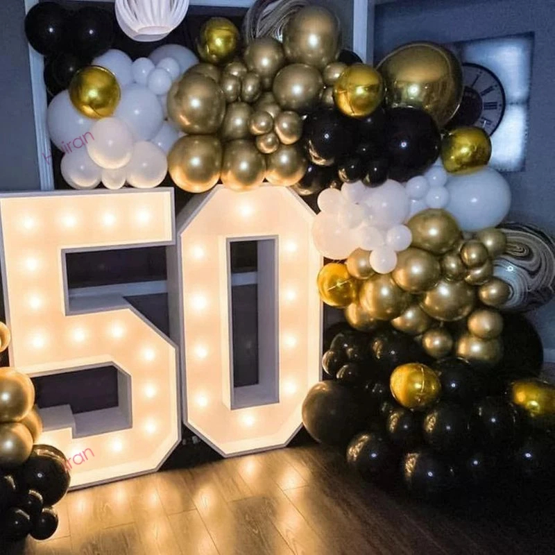 Giant Led Light Birthday Number Decor