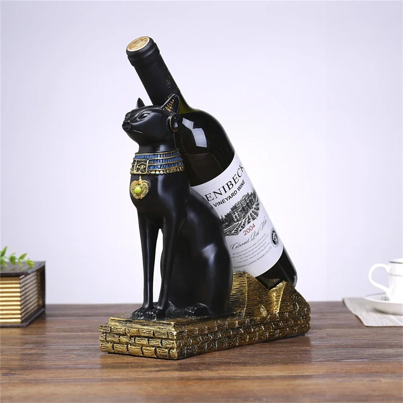 Resin Egypt Art Wine Rack Holders Decor