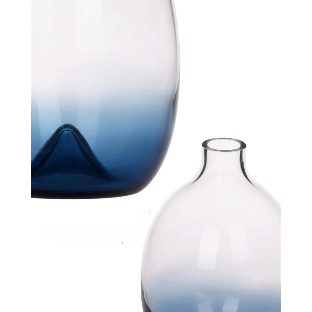 Glass Vase Set Art Glass Flower vases