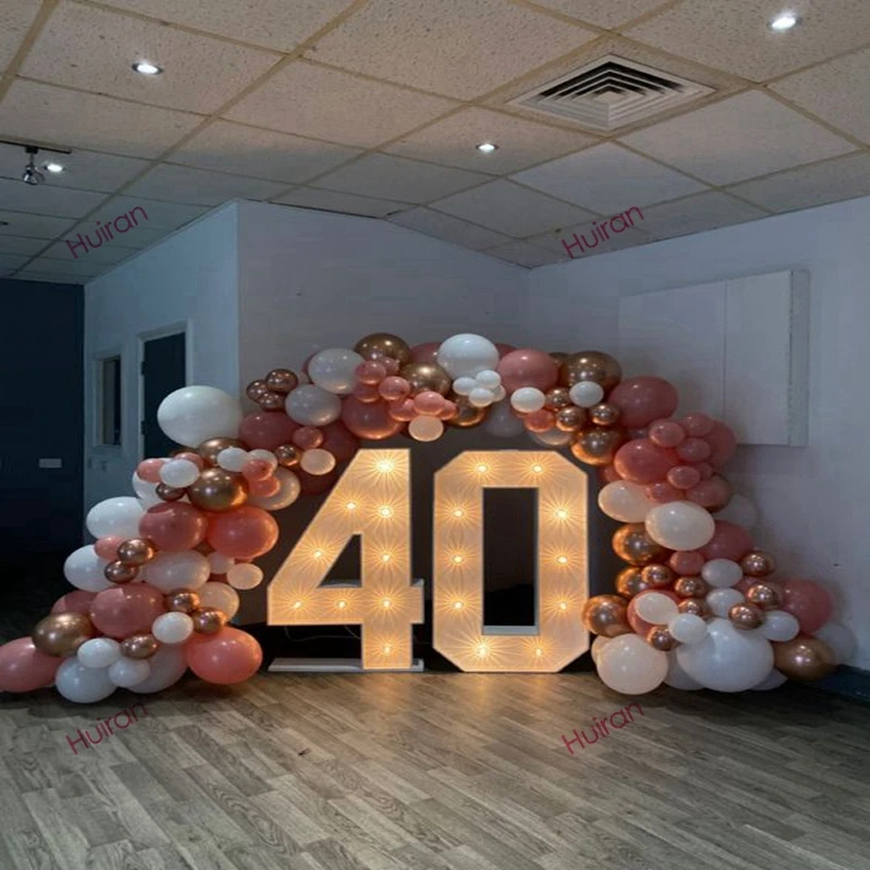 Giant Led Light Birthday Number Decor