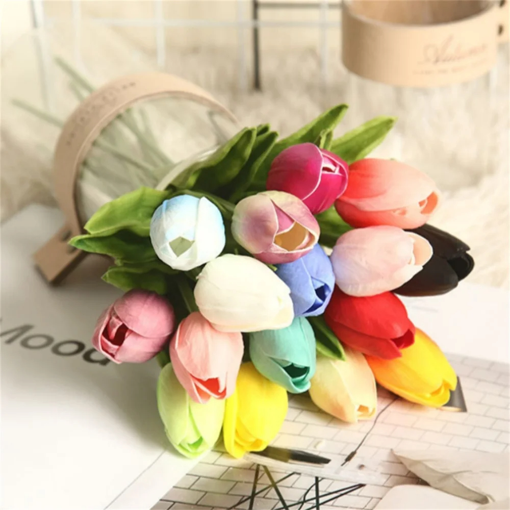 Artificial Flowers Tulip Bouquet