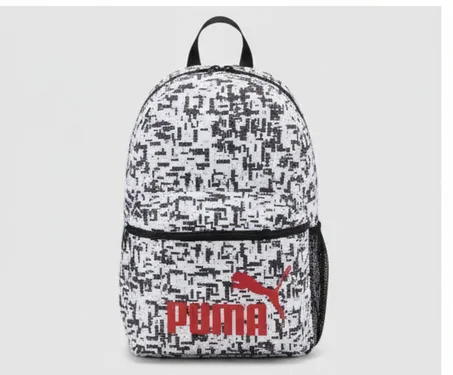 PUMA Phase AOP Backpack Black-B&W