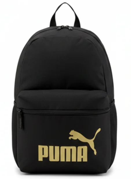 PUMA Phase Backpack  Black/Gold