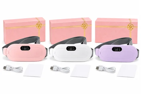 Ceinture Chauffante Menstruelle Rechargeable 🌸 – 3 Niveaux de Chaleur