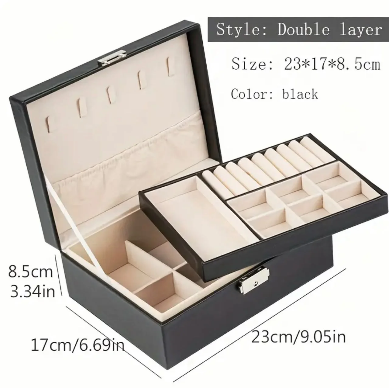 💎Boîte à Bijoux Multifonction – Élégance, Organisation & Sécurité 🔐✨