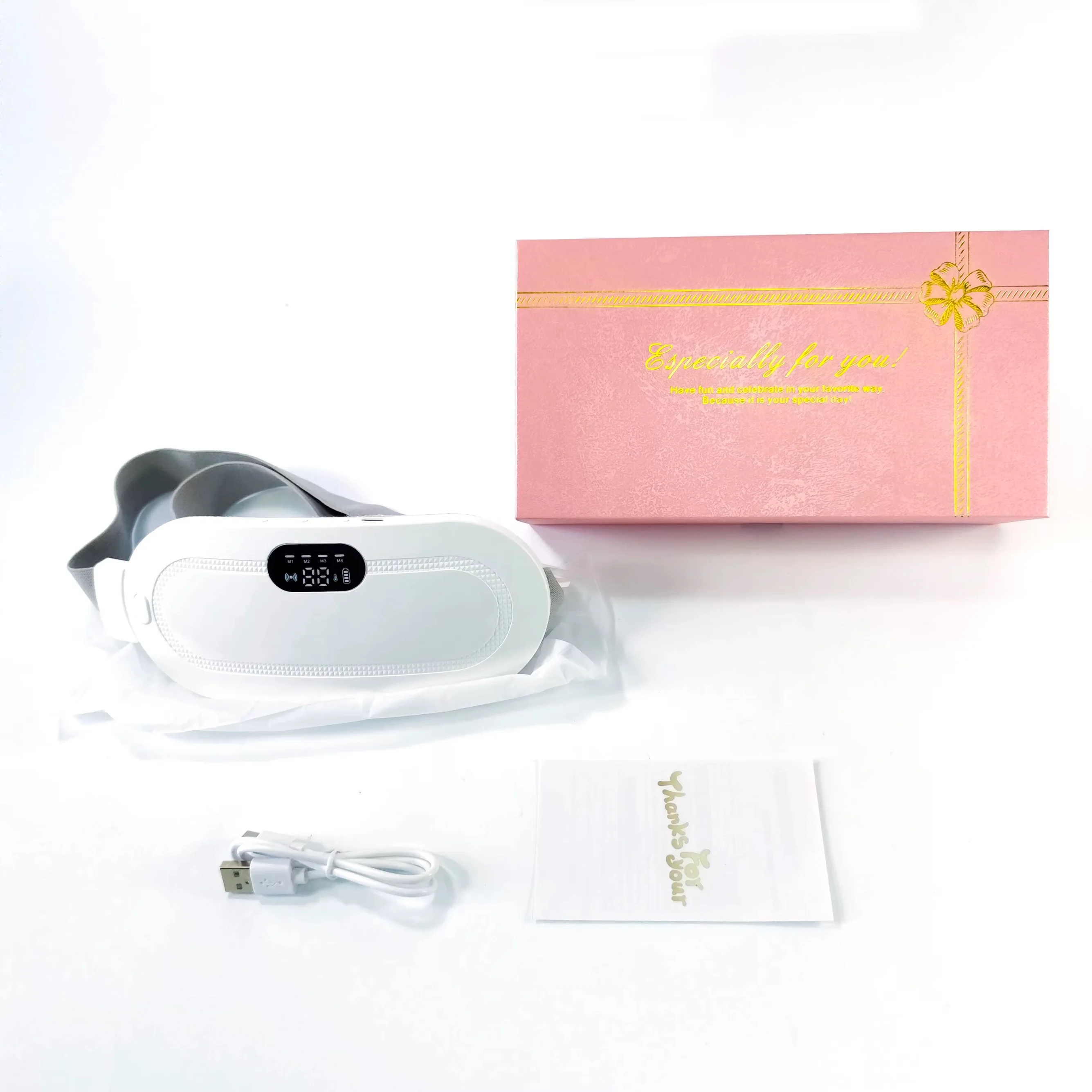 Ceinture Chauffante Menstruelle Rechargeable 🌸 – 3 Niveaux de Chaleur
