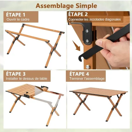 طاولة نزهة قابلة للطي