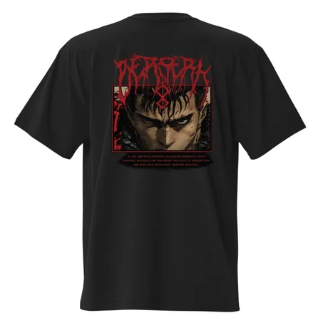 Berserk Guts Oversized Anime T-Shirt