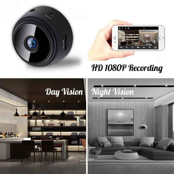 Mini caméra 1080P HD sans fil Wifi sécurité télécommande Surveillance Maroc