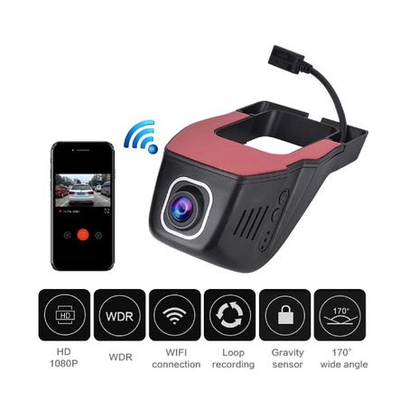 Caméra de tableau de bord voiture cachée Wifi full HD au Maroc
