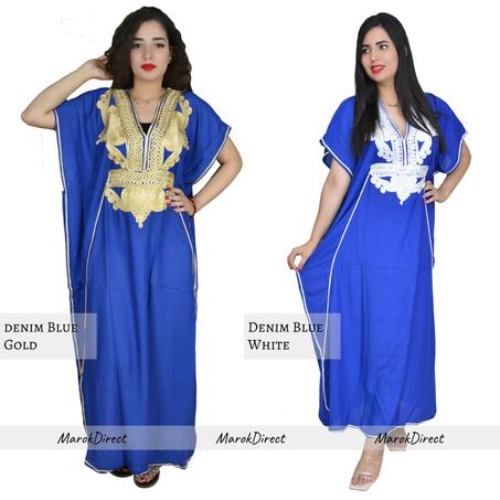 كندورة  هذا القفطان التقليدي مصنوع من مزيج القطن عالي الجودة ومطرز