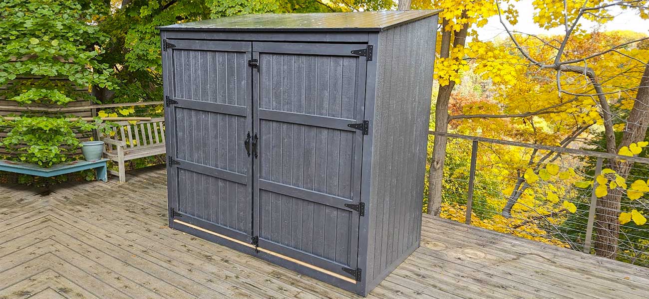 Large Bins and Bike Shed — From