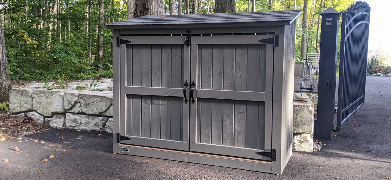 Large Sloped Roof Shed - Asphalt Shingle Roof