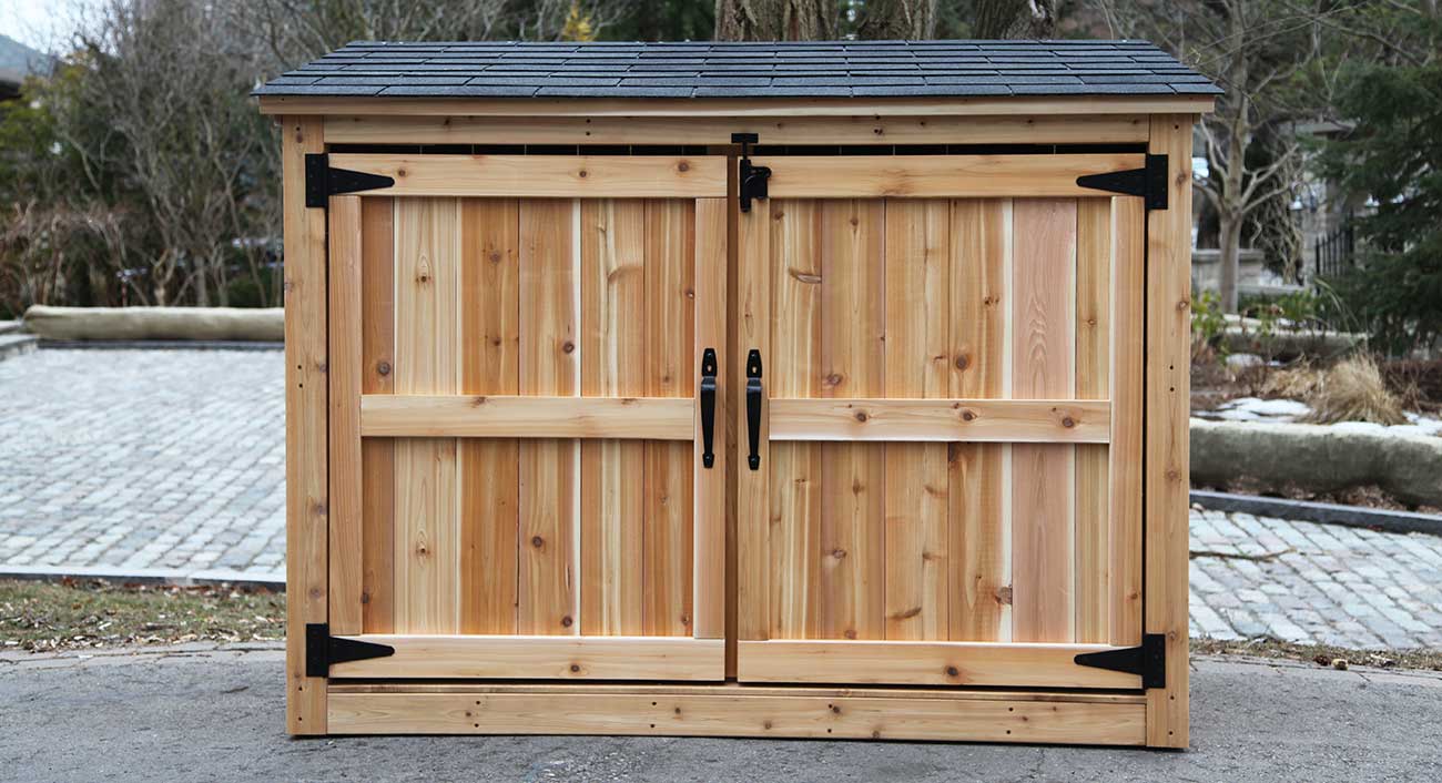Bike Shed - Unstained Cedar