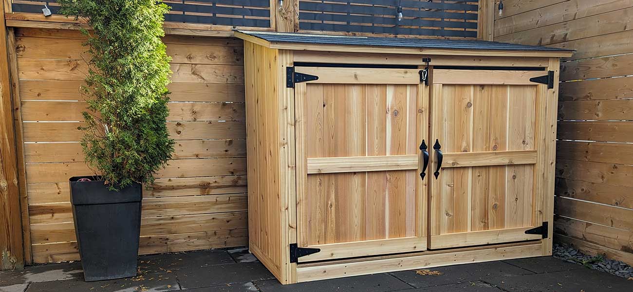 Bike Shed - Unstained Cedar