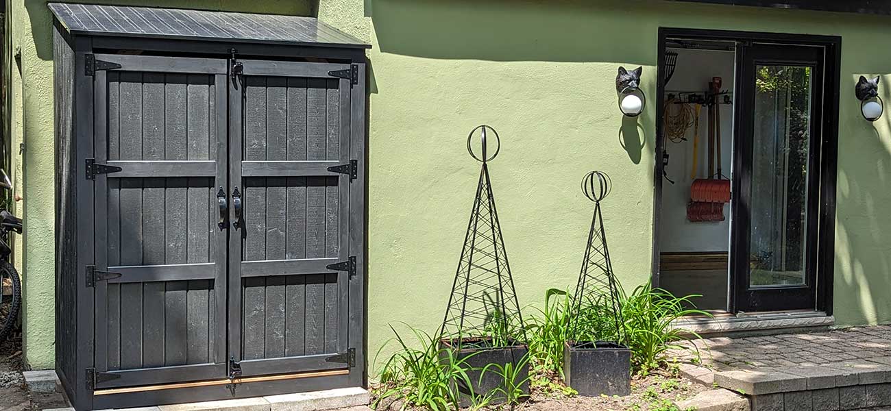 Large Vertical Bike Shed — From