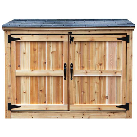 Bike Shed - Unstained Cedar
