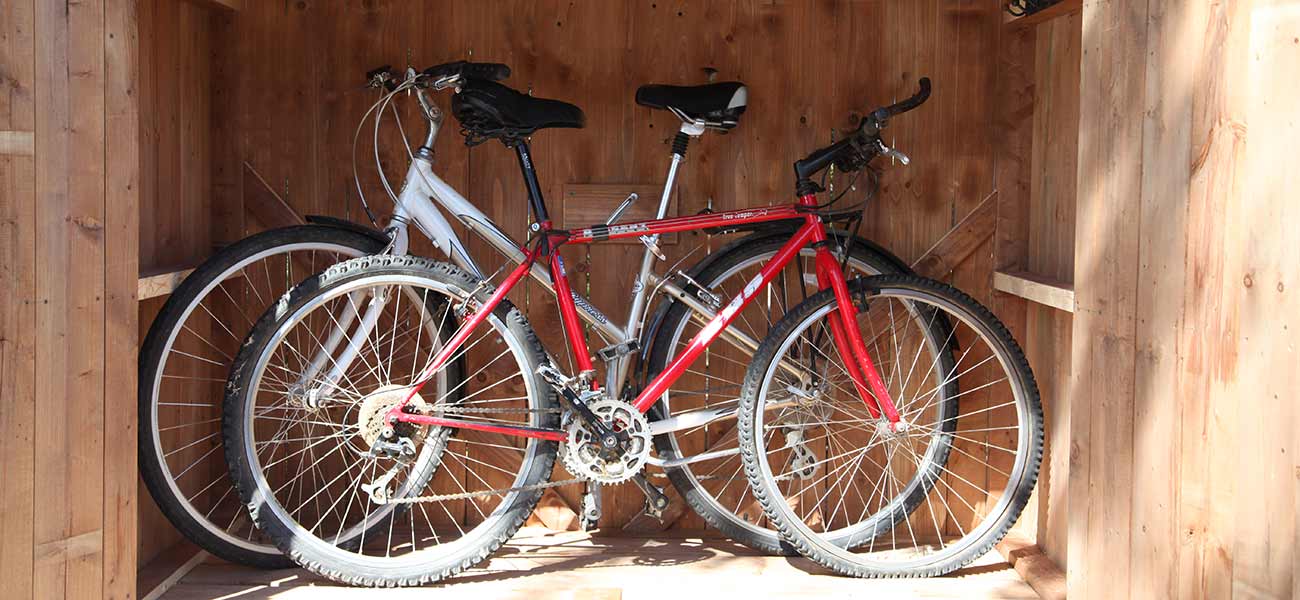 Bike Shed - Unstained Cedar