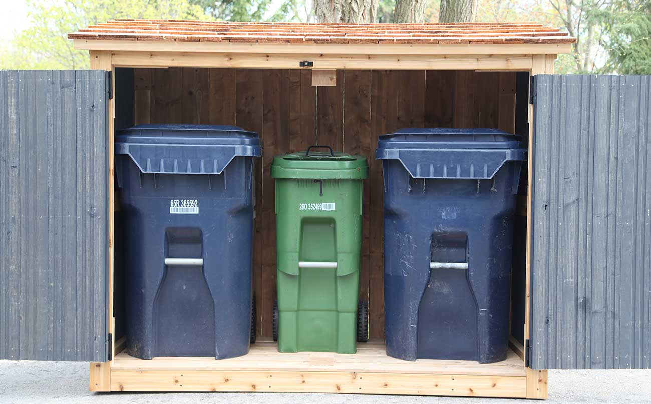 Large Sloped Roof Shed - Asphalt Shingle Roof