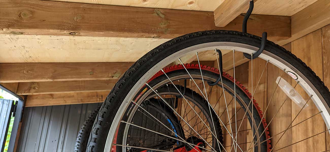 Large Bins and Bike Shed — From
