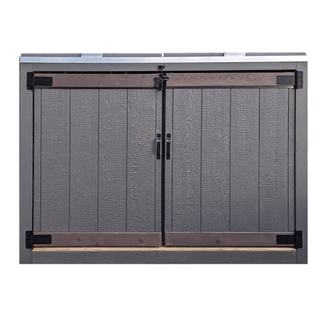 Large 2 Door Opening Lids Shed