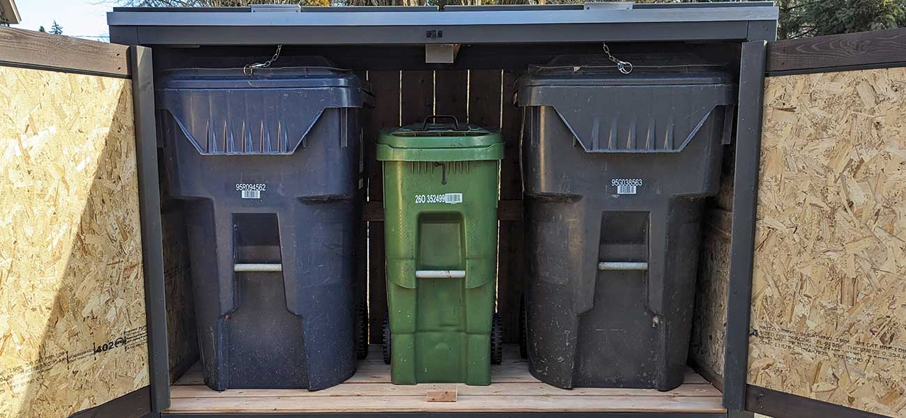 Large 2 Door Opening Lids Shed