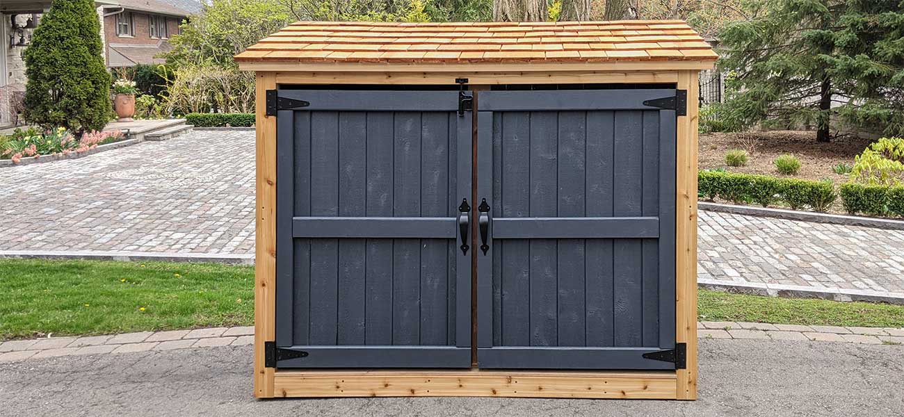 Garden Shed - Cedar Shingle Roof