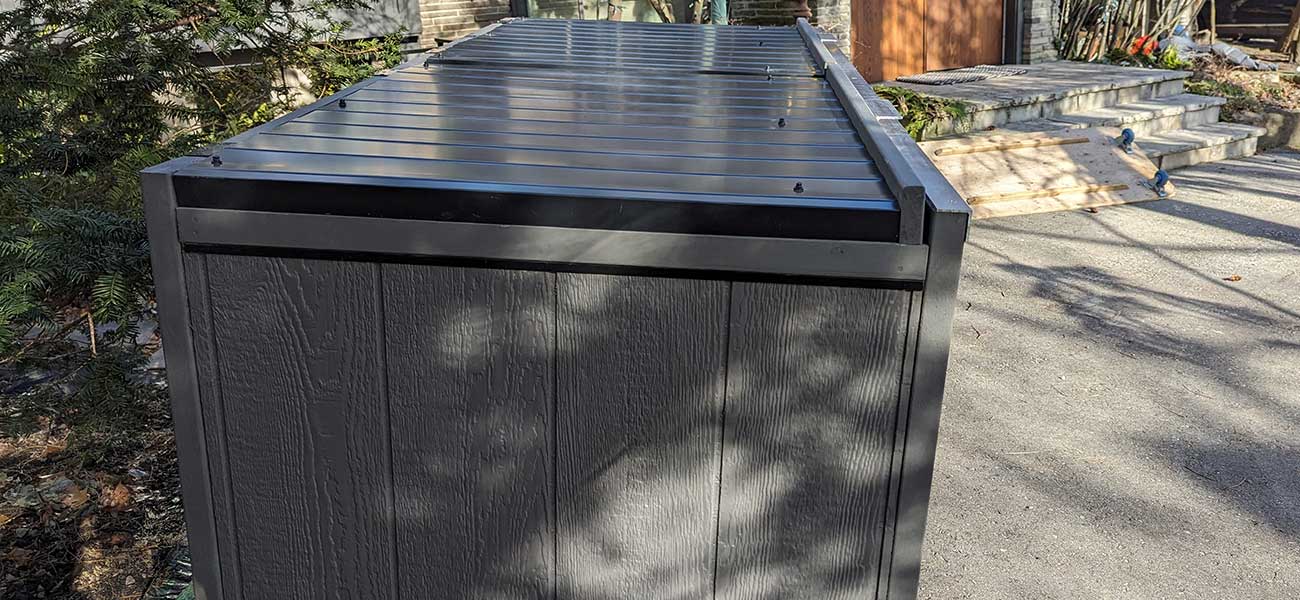 Large 2 Door Opening Lids Shed