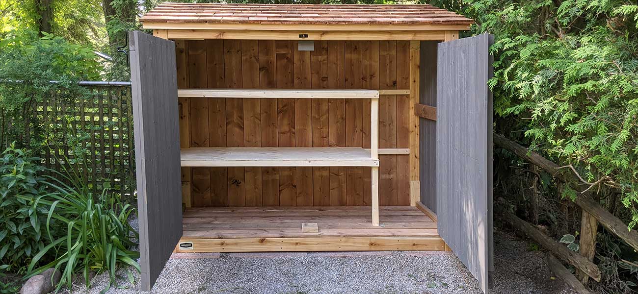 Garden Shed - Cedar Shingle Roof