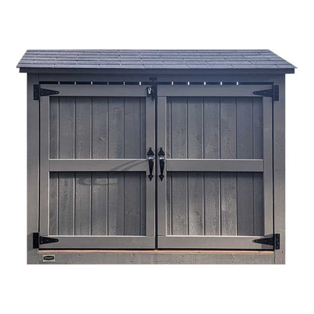 Large Sloped Roof Shed - Asphalt Shingle Roof
