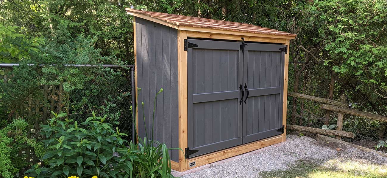Garden Shed - Cedar Shingle Roof