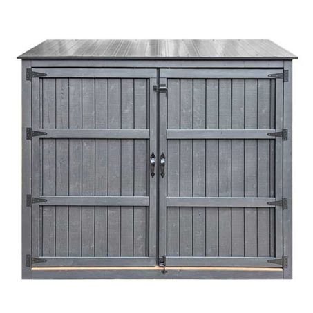 Large Bins and Bike Shed — From