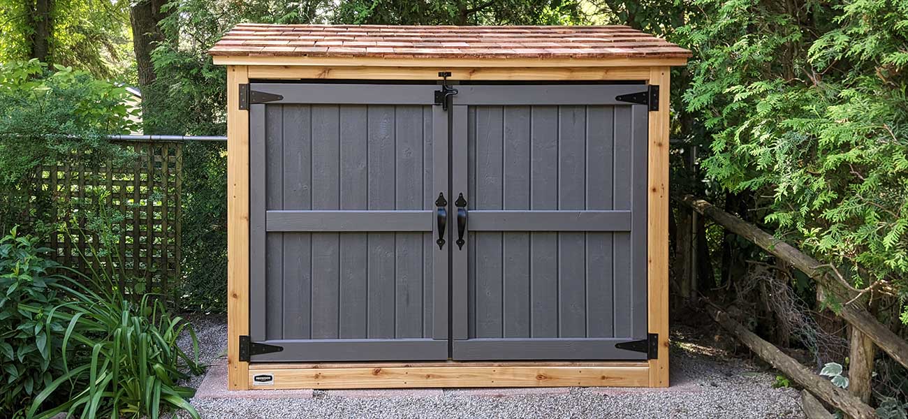Garden Shed - Cedar Shingle Roof