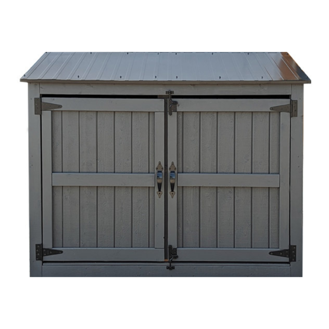Large Sloped Roof Shed - Metal Roof