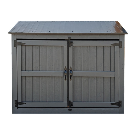 Large Sloped Roof Shed - Metal Roof