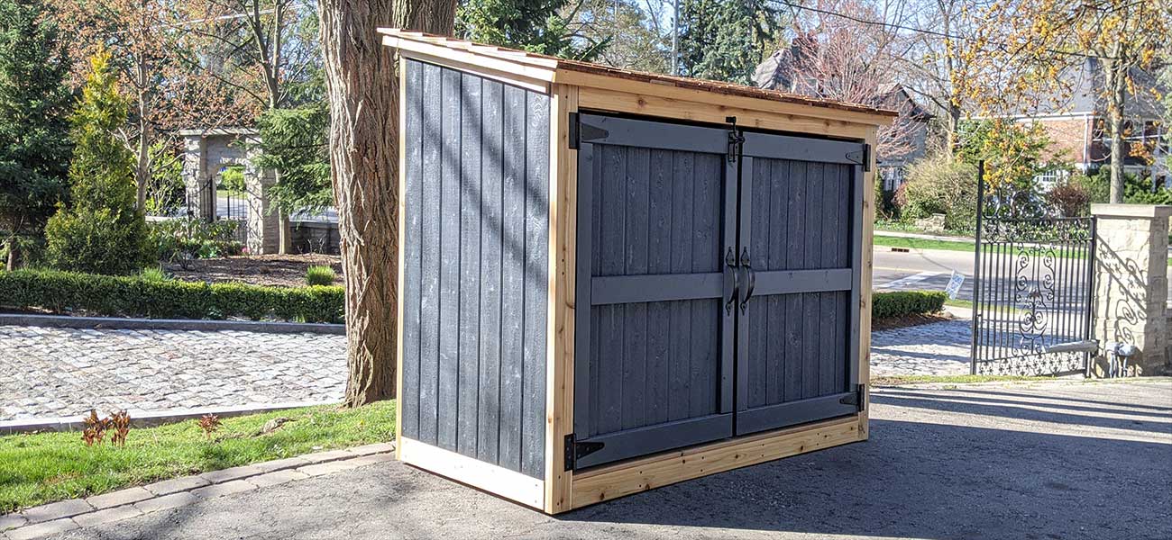 Bike Shed - Cedar Shingle Roof