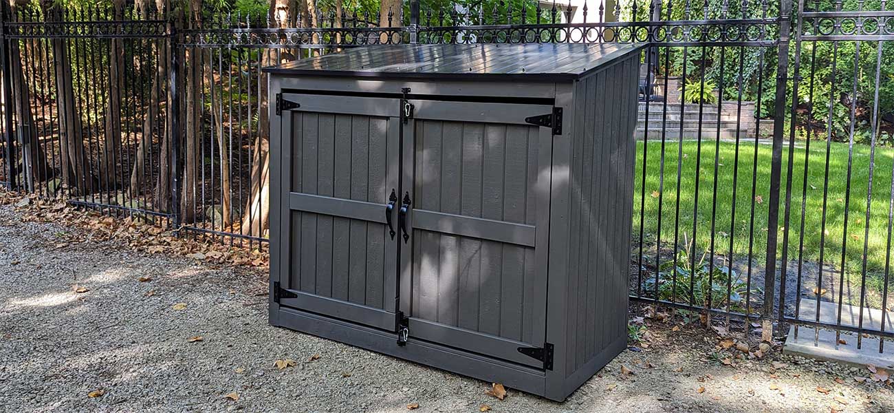 Large Sloped Roof Shed - Metal Roof