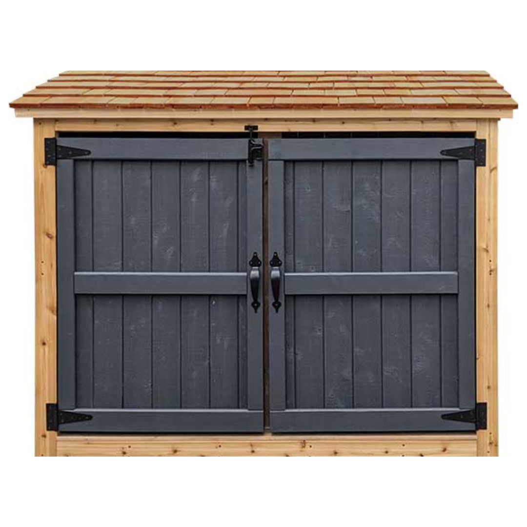 Garden Shed - Cedar Shingle Roof