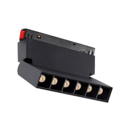 Eclairage Magnetique  Folder COB Noir 4000K B 6W 48V REF: MAG-COB6W