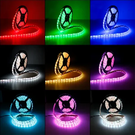 Guirlande LED RGB 12V – 54 LED/m (5 mètres) – IP65
