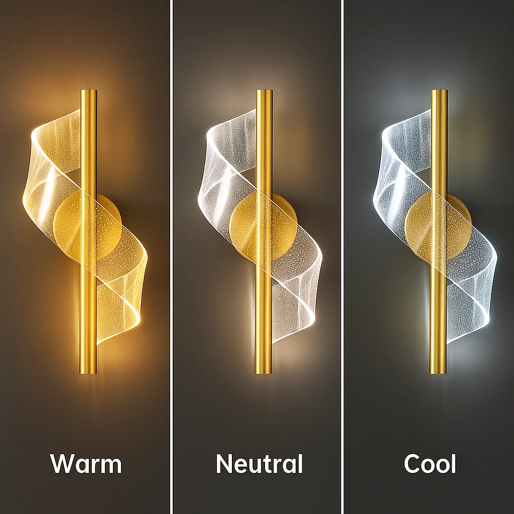 Applique Murale Ruban Torsadé  – Design 